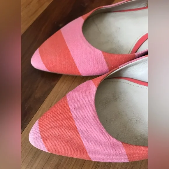 Boden Pink and Orange Flats - Picture 4 of 10